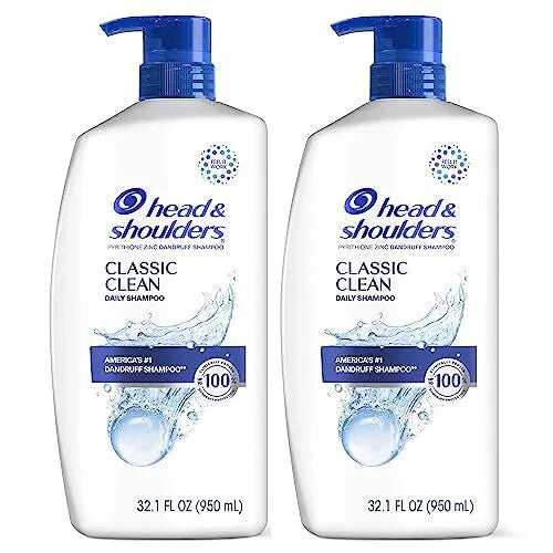 Classic Clean Anti Dandruff Shampoo 32 Oz Pack of 2